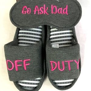 LG OFF DUTY slipper set